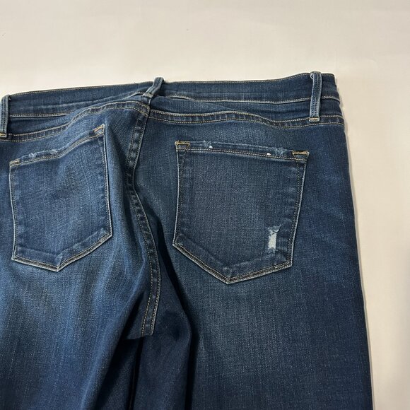 Frame Le Garcon Mid Rise Straight Fit Jeans Women size 28 Caribou Distressed - Picture 12 of 14